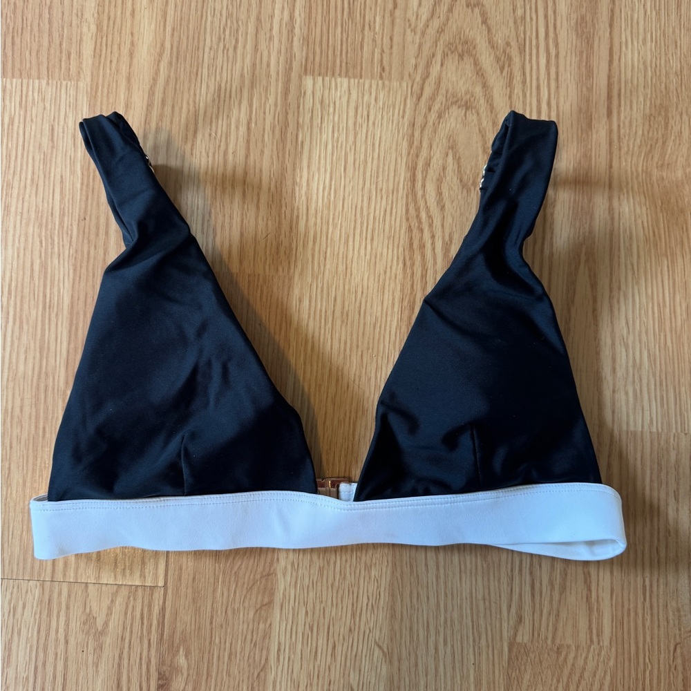 Strawberry Milk Mob Black and White Bikini
